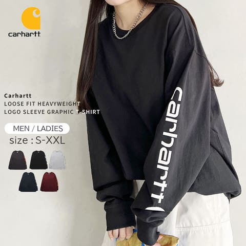 Outfitter lab(アウトフィッターラボ) | Carhartt(カーハート)/LOOSE FIT HEAVYWEIGHT LONG-SLEEVE LOGO SLEEVE GRAPHIC T-SHIRT