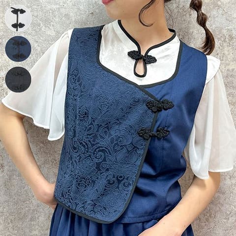 レースフリルショートボレロ[品番：IGAW0004868]｜axes femme