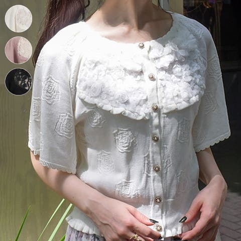 セール】すみれ刺繍ワンピース（ワンピース）｜axes femme