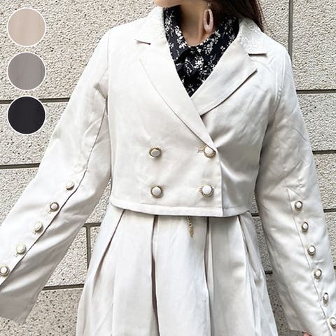 ミモザ柄クロスタイワンピース[品番：IGAW0004772]｜axes femme