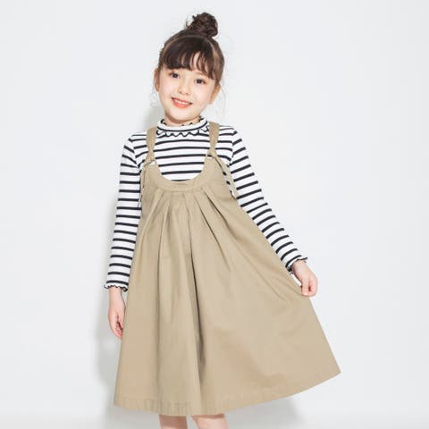 BRANSHES（ブランシェス） | 胸元タックジャンパースカート 子供服 キッズ