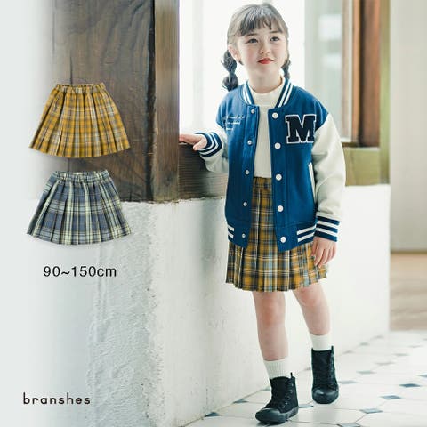 BRANSHES（ブランシェス） | チェックプリーツスカート