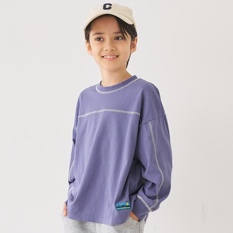 coca（コカ） | 配色ステッチビッグTシャツ