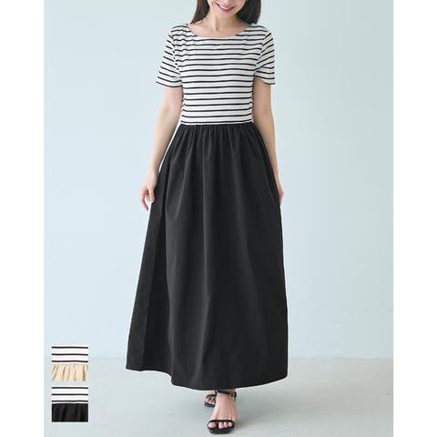 coca（コカ） | ボーダー切り替えワンピース