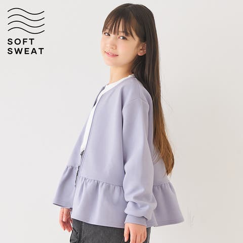 coca（コカ） | ソフトスウェットフリルブルゾン