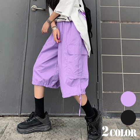 ランバン　2タックテーパードパンツ　毛100% 上品　カジュアル 　紫【M】