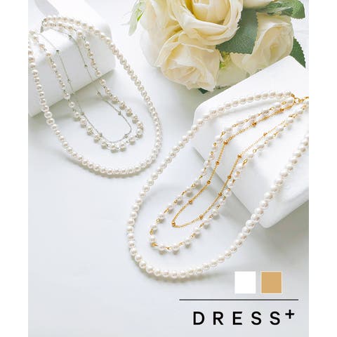 DRESS+（ドレスプラス） | パールネックレス ネックレス レディース 結婚式秋卒業式 成人式