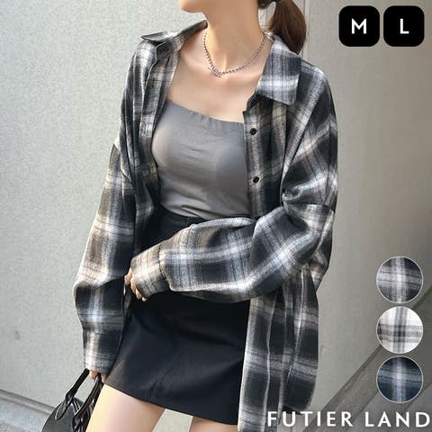 futier land（フューティアランド） | 際立つ大人オンブレ。アソートチェックBIGシャツ