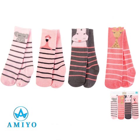 Amiyo（アミヨ） | アニマル柄ベビー・子供ハイソックス　6648