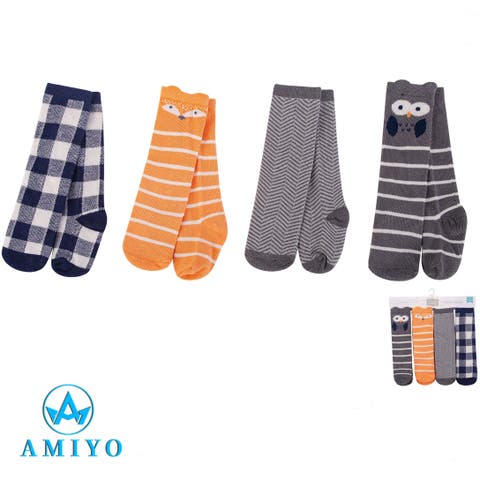 Amiyo（アミヨ） | アニマル柄ベビー・子供ハイソックス　6652