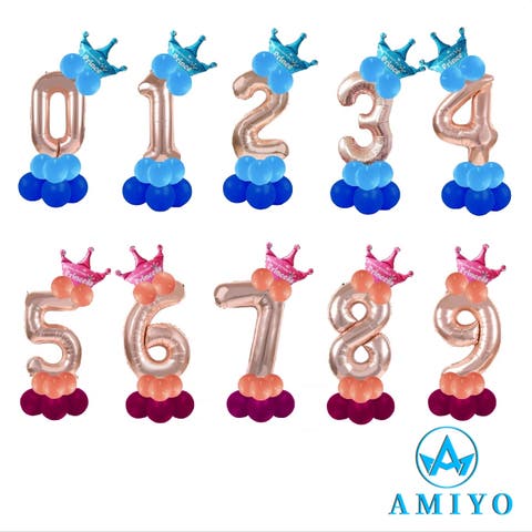 Amiyo（アミヨ） | BIRTHDAY　数字バルーンセット　6783