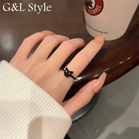 G&L Style（ジーアンドエルスタイル） | キャットモチーフリング　10089