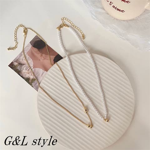 G&L Style（ジーアンドエルスタイル） | メタルボールゴールドネックレス　9509