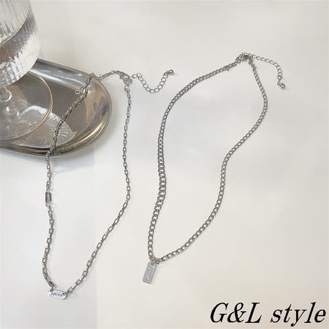 G&L Style（ジーアンドエルスタイル） | シルバープレートチェーンネックレス　9526