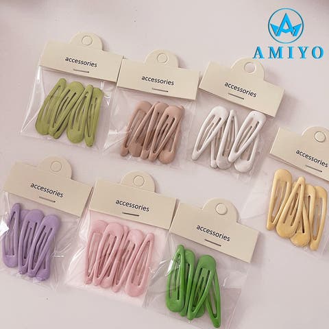 Amiyo（アミヨ） | カラーヘアピン5点セット　9880
