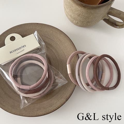 G&L Style（ジーアンドエルスタイル） | リングヘアゴム5本セット　9881