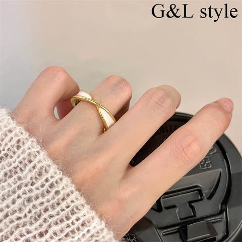 G&L Style（ジーアンドエルスタイル） | ツイストデザインゴールドリング　9886