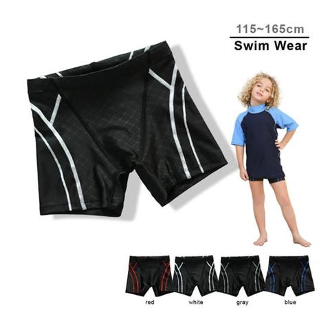 GRAXIA（グラシア） | ボディにピッタリフィットする格子柄ショートパンツKIDSキッズ子供用水着 (水着・キッズ・スクール)