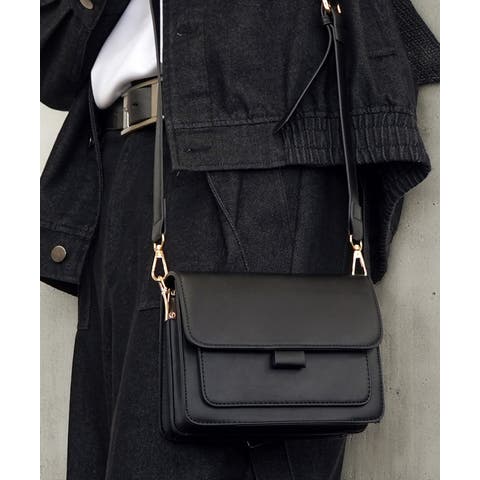 GROOVY STORE（グルービーストア） | ショルダーバッグ ミニ 調整可能ストラップ 合皮スクウェア