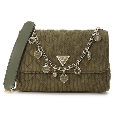 GUESS【WOMEN】（ゲス） | [GUESS] GIULLY Ii 2 Compartment Convertible Flap ショルダーバッグ