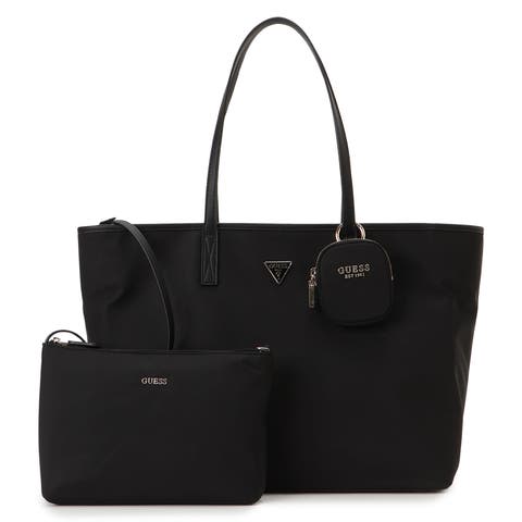 GUESS ブラック トートバッグ GUESS ブラック トートバッグ - メルカリ