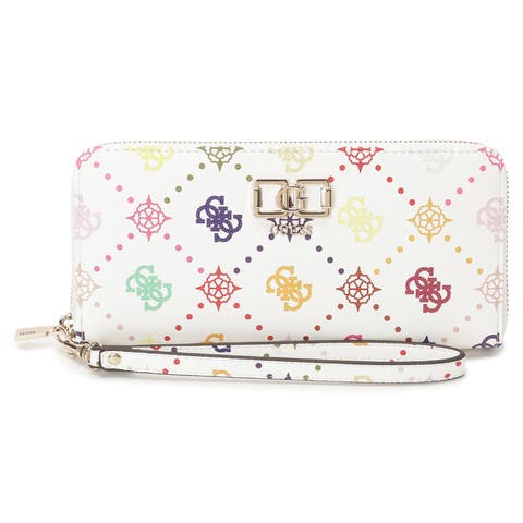 GUESS【WOMEN】（ゲス） | [GUESS] EMELIE Logo Large Zip Around 財布 長財布