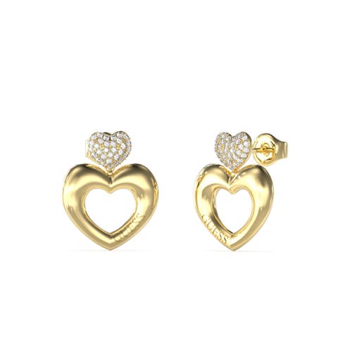 GUESS【WOMEN】（ゲス） | [GUESS] CRAZY IN LOVE 20MM HEART PAVE STUDS