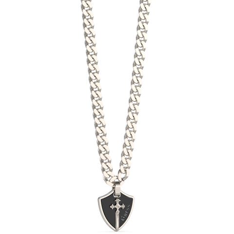 GUESS【MEN】（ゲス） | [GUESS] SOUTH ALAMEDA 26" Shield Charm Necklace