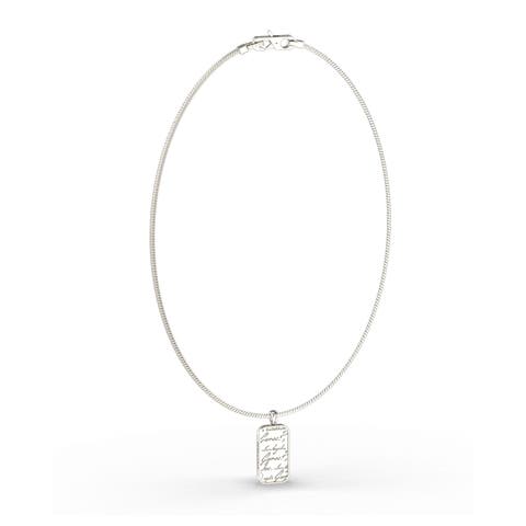 GUESS【MEN】（ゲス） | [GUESS] INSCRIPTION 26" SCRIPT TAG NECKLACE