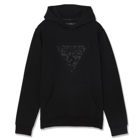 GUESS【MEN】（ゲス） | [GUESS] EMBROIDERED Triangle Hoodie Sweatshirt パーカー