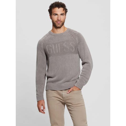 GUESS【MEN】（ゲス） | [GUESS] ELLERY Cn Stitched Logo Sweater