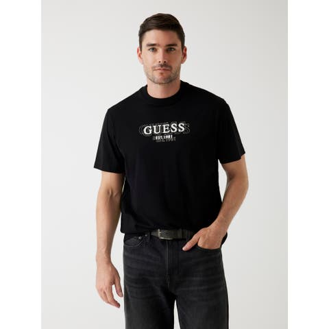 GUESS【MEN】（ゲス） | [GUESS] Crew Neck Short Sleeves Small Logo Tee 半袖ロゴTシャツ