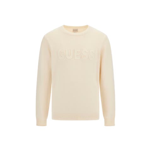 GUESS【MEN】（ゲス） | [GUESS] Long Sleeves Crew Neck 3D GUESS Logo Sweater ニット