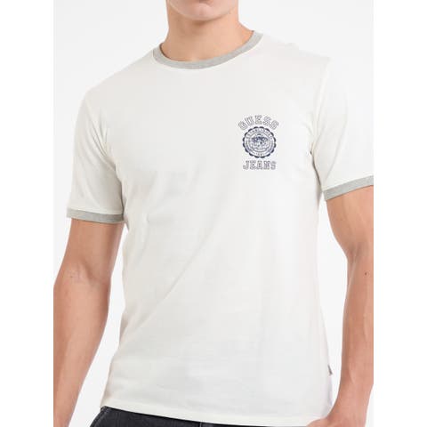 GUESS【MEN】（ゲス） | [GUESS] GUESS JEANS Ss Slim Stamp Heather Tee 半袖Tシャツ