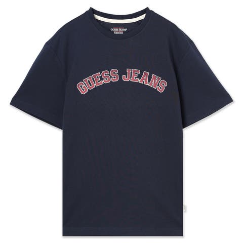 GUESS【MEN】（ゲス） | [GUESS] GUESS JEANS Eco Crewneck Collegiate Tee 半袖 Tシャツ