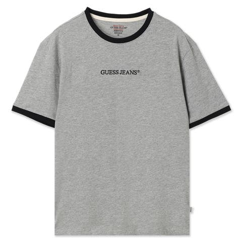 GUESS【MEN】（ゲス） | [GUESS] GUESS JEANS Ss Cn Reg Logo Embro Ringer 半袖Tシャツ
