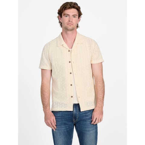 GUESS【MEN】（ゲス） | [GUESS] SS Wesley Crochet Resort Shirt