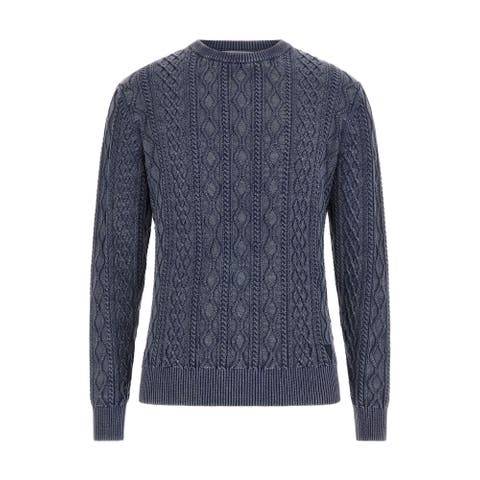 GUESS【MEN】（ゲス） | [GUESS] HERMAN Cn Cable Washed Sweater