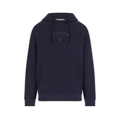 GUESS【MEN】（ゲス） | [GUESS] TEXTURED Patch Logo Hoodie パーカー ロゴパーカー