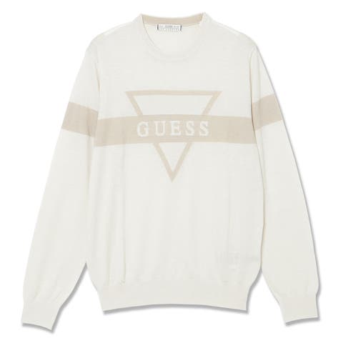 GUESS【MEN】（ゲス） | [GUESS] MARK Logo Jacquard Sweater