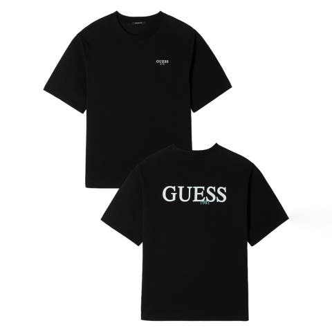GUESS【MEN】（ゲス） | [GUESS] Back Panel Logo Semi-Overfit Tee