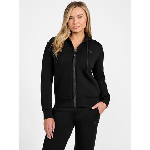 GUESS【WOMEN】（ゲス） | [GUESS] ALLIE Scuba Hoodie Zip Sweatshirt パーカー レディース