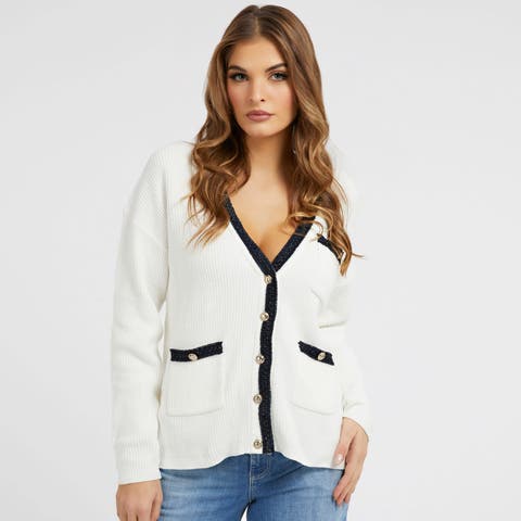 ゲス GUESS LS Vn Bea Open Stitch Cardigan （G6J3） ゲス GUESS LS Vn Bea Open Stitch Cardigan （G6J3） -waja