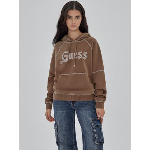 GUESS【WOMEN】（ゲス） | [GUESS] GUESS Originals Stud Contrast Hoodie パーカー