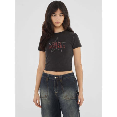 GUESS【WOMEN】（ゲス） | [GUESS] GUESS Originals Star Stud Baby Tee