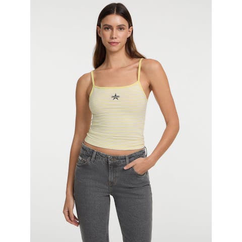 GUESS【WOMEN】（ゲス） | [GUESS] GUESS JEANS Emb Star Tank Top Striped キャミソール