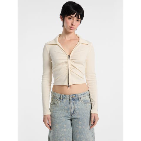 GUESS【WOMEN】（ゲス） | [GUESS] GUESS Originals Shirred Cardigan カーディガン
