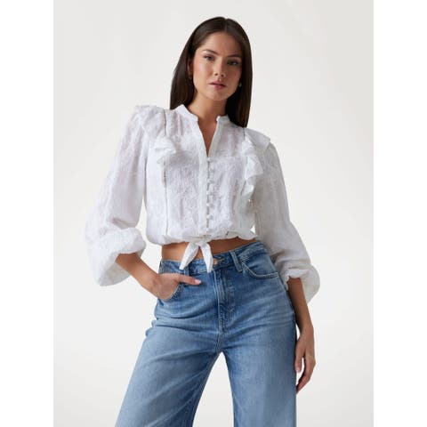 GUESS【WOMEN】（ゲス） | [GUESS] LS Serin Top シャツ