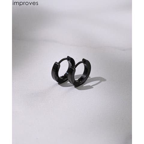 improves（インプローブス） | ピアス メンズ レディース リングピアス アクセサリー アメカジ カジュアル スケーター ストリート 韓国ファッション きれいめ ブラック