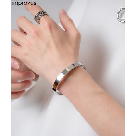 improves（インプローブス） | バングル メンズ レディース ブレスレット 腕輪 セレクト アメカジ カジュアル 古着MIX スケーター ストリート 韓国ファッション ブラック